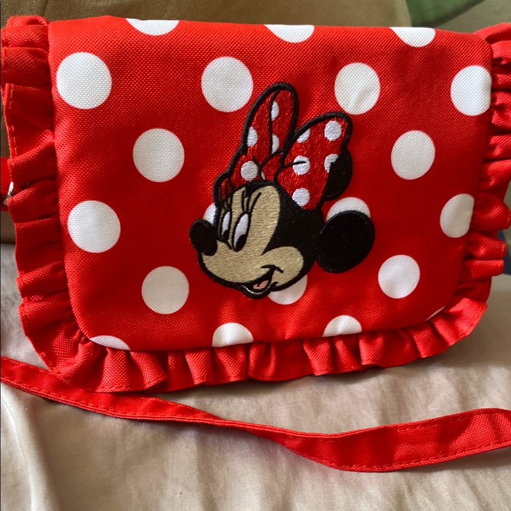 Disney Minnie Mouse Red and White Polka Dot Bag